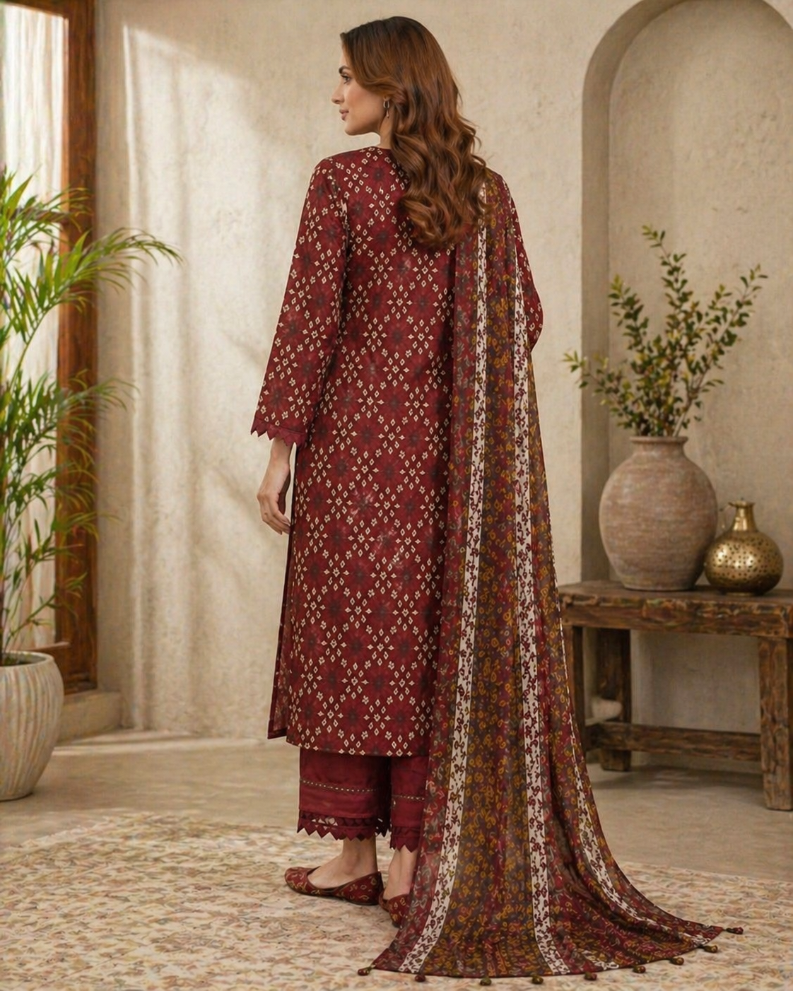 Unstitched Women Dress Lawn 100% Quality Samar's Fashion Trendy New Arrival Printed 3pc Dress For Women