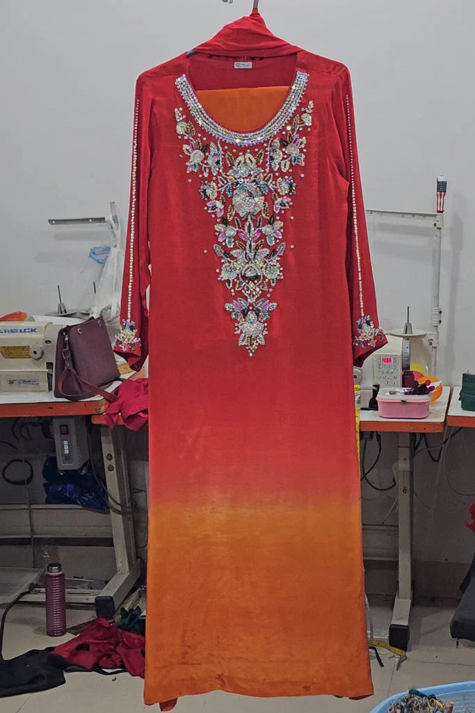 Lala Zar Suit 5 Days Stitching 50% Advance Payment