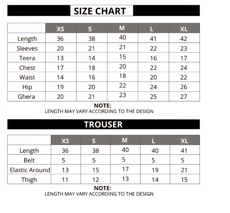 Anjuman Suit 5 Days Stitching 50% Advance Payment
